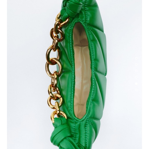 ZARA QUITTED LEATHER MINI BAG - Picture 6 of 6